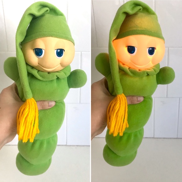 Vintage Other - Vintage 1980’s Gloworm nightlight plush doll